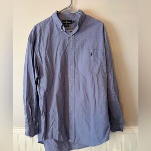 Ralph Lauren Men's Blue Yarmouth long sleeve shirt